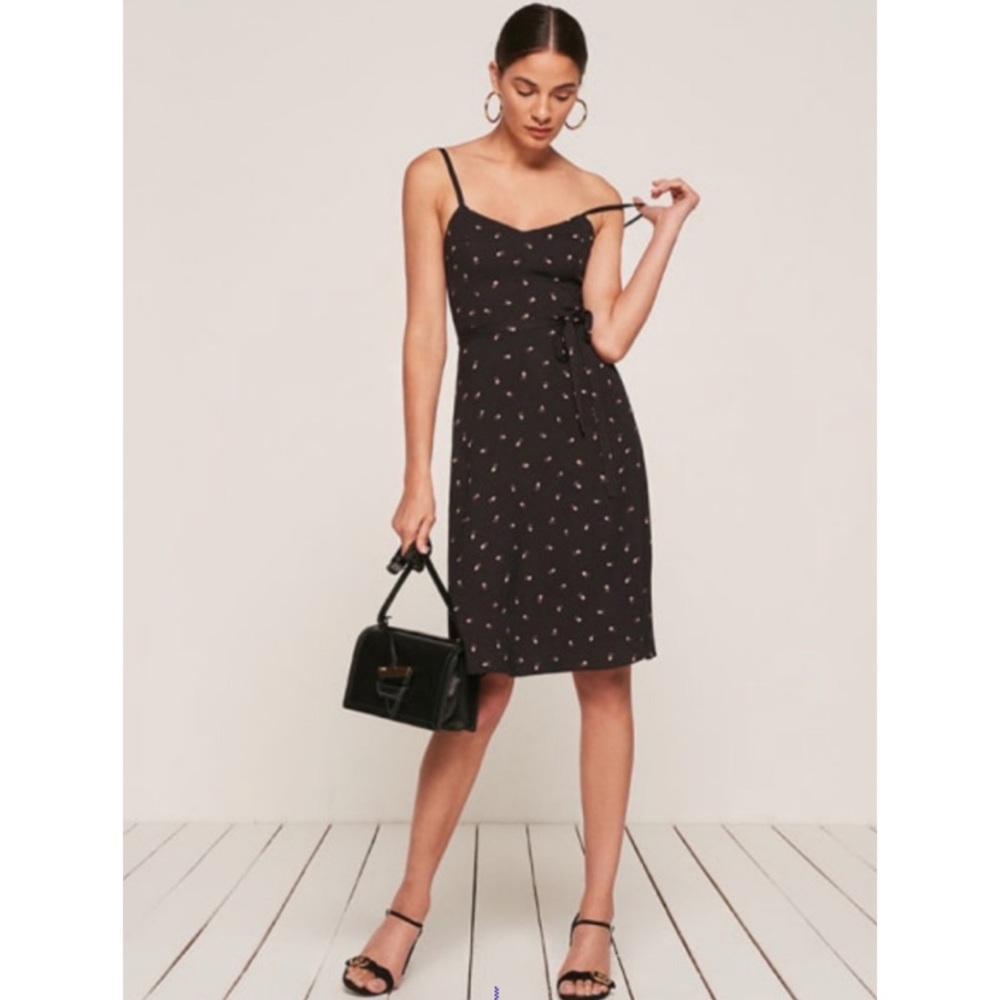 Reformation Bessie Floral Midi Dress sz 2